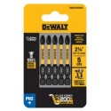 PUNTAS  P/ATORNILLADOR DE IMPACTO DEWALT FLEXTORQ PH2 X 2.1/4" PAQ.X 5UD DWAF2PH2IR5