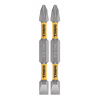 Punta destornillador DEWALT doble punta MaxFit Phillips/ranurada 2.5" L PH2/SL8