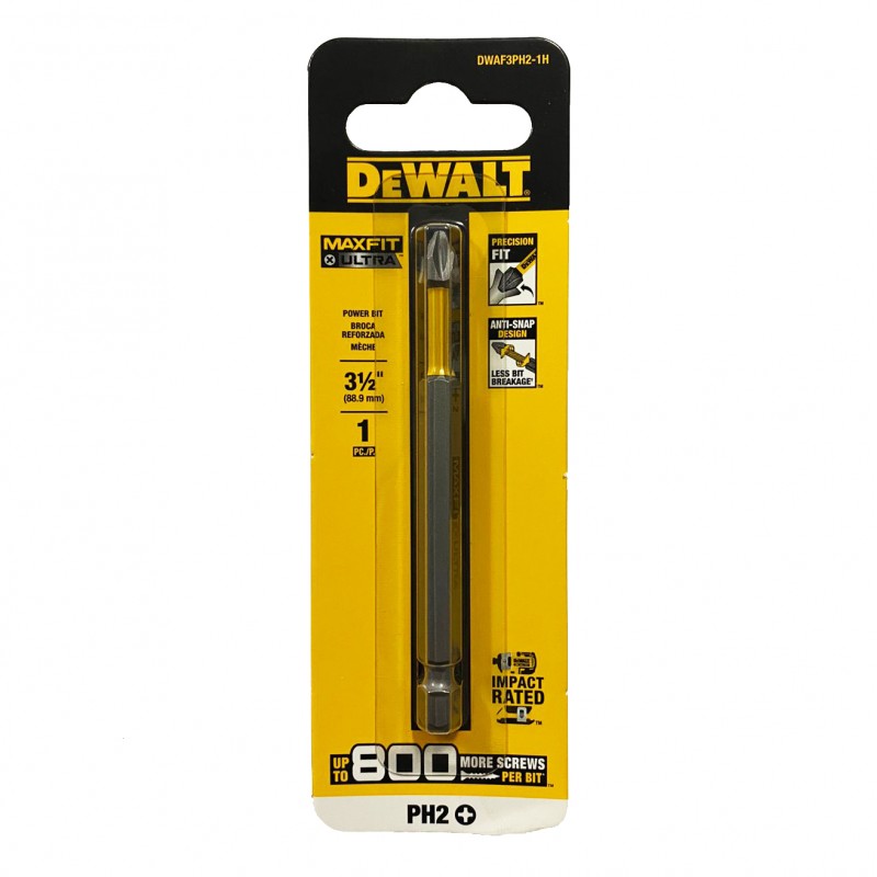 PUNTA PH2 DEWALT MAXFIT 3.1/2" PAQ X 1 UD DWAF3PH2-1H