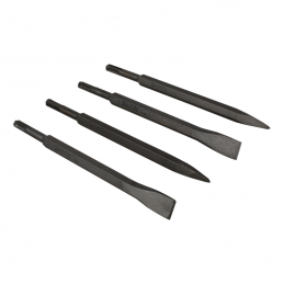 JUEGO 4 CINCELES PALA Y PUNTA SDS PLUS MAKITA D-08757