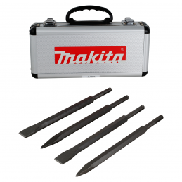 JUEGO 4 CINCELES PALA Y PUNTA SDS PLUS MAKITA D-08757