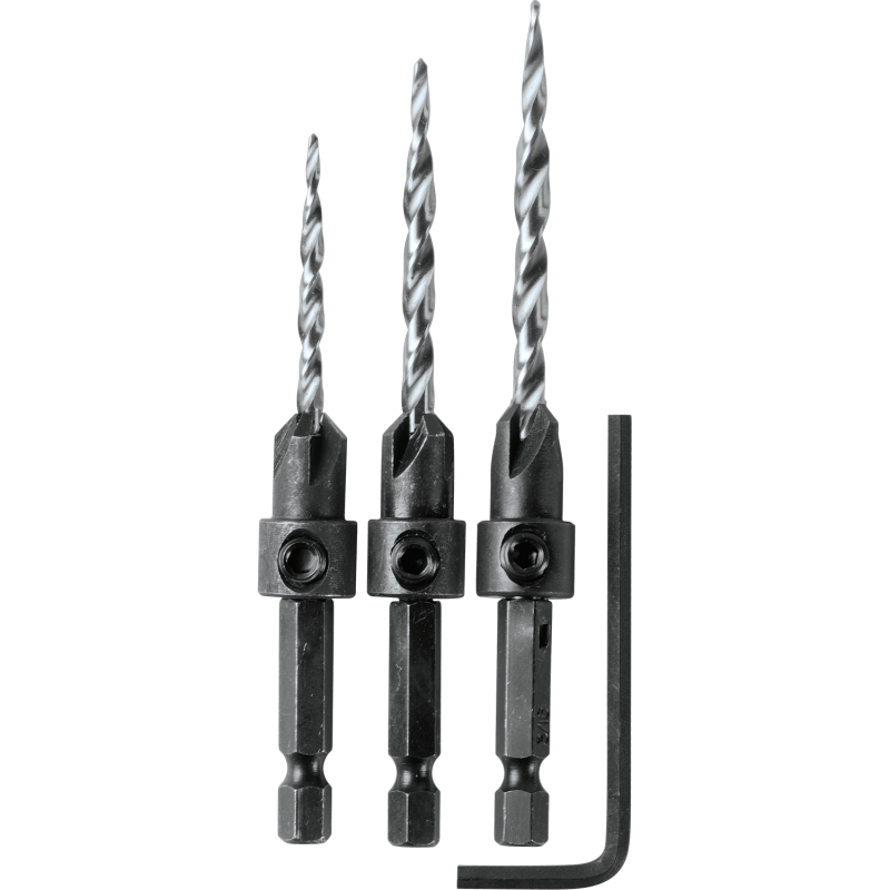 JUEGO DE BROCA Y AVELLANADOR 3 PZS. 9/64 PULG. 11 MAKITA A-99661
