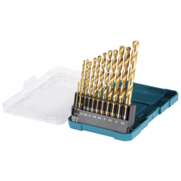 JUEGO DE BROCAS HSS-TIN 13 PZAS.SET PARA METAL MAKITA D-72908