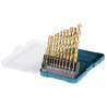 JUEGO DE BROCAS HSS-TIN 13 PZAS.SET PARA METAL MAKITA D-72908
