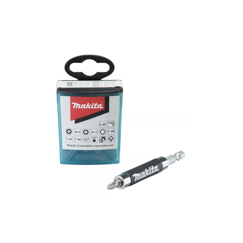 JUEGO DE GUIA 120M P/TORNILLOS Y PUNTAS X 25 PZS. MAKITA B-49909