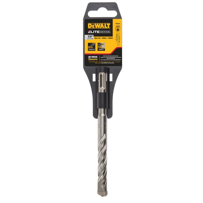 BROCA TUNGSTENO SDS PLUS ELITE SERIE 1/2 X4 X6 DEWALT DW5537