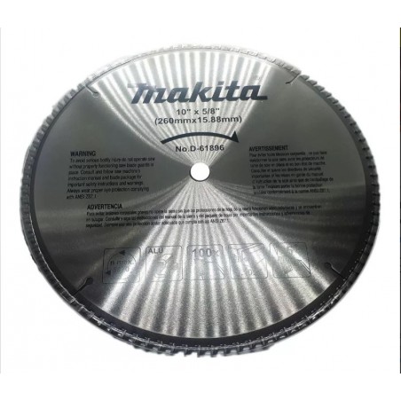 DISCO SIERRA P/ALUMINIO MAKITA 10 X 100 D61896