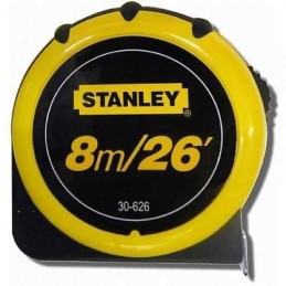 CINTA MÉTRICA GLOBAL PLUS 8 MTS 1PULG STANLEY 30626
