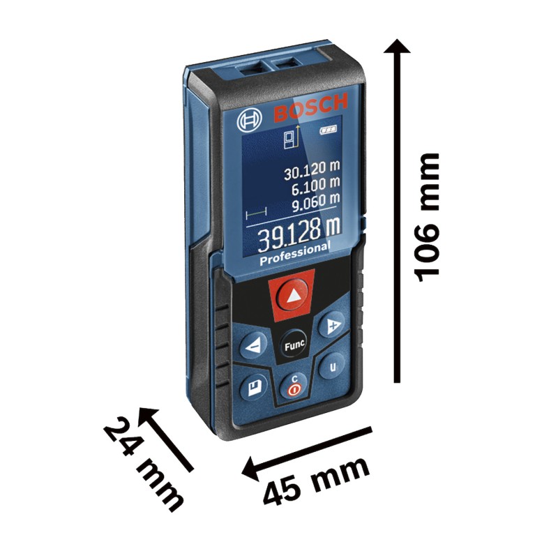MEDIDOR LASER BOSCH GLM 50-12 ALCANCE DE 50 METROS