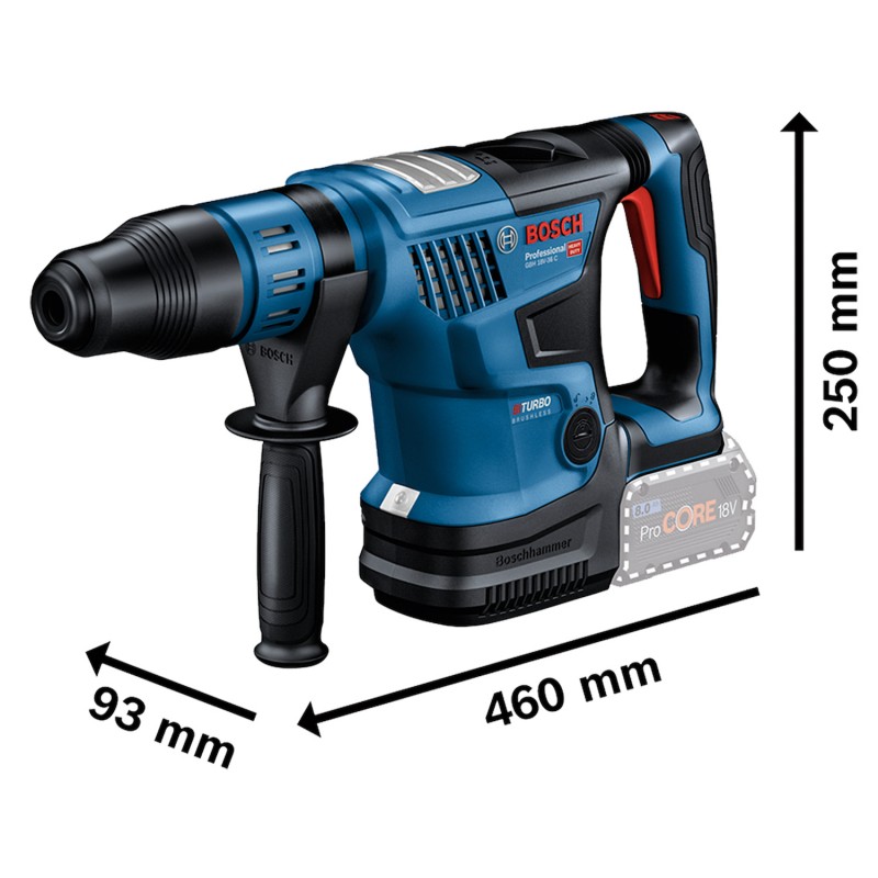 ROTOMARTILLO BITURBO BOSCH GBH 18V-36 C BL SIN BATERIA
