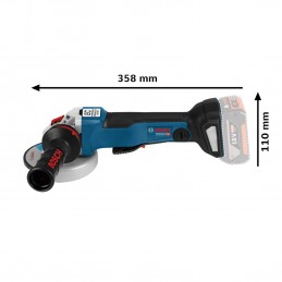 MINI PULIDORA INALÁMBRICA 5" BOSCH GWS 18V-10 PC SIN BATERÍA