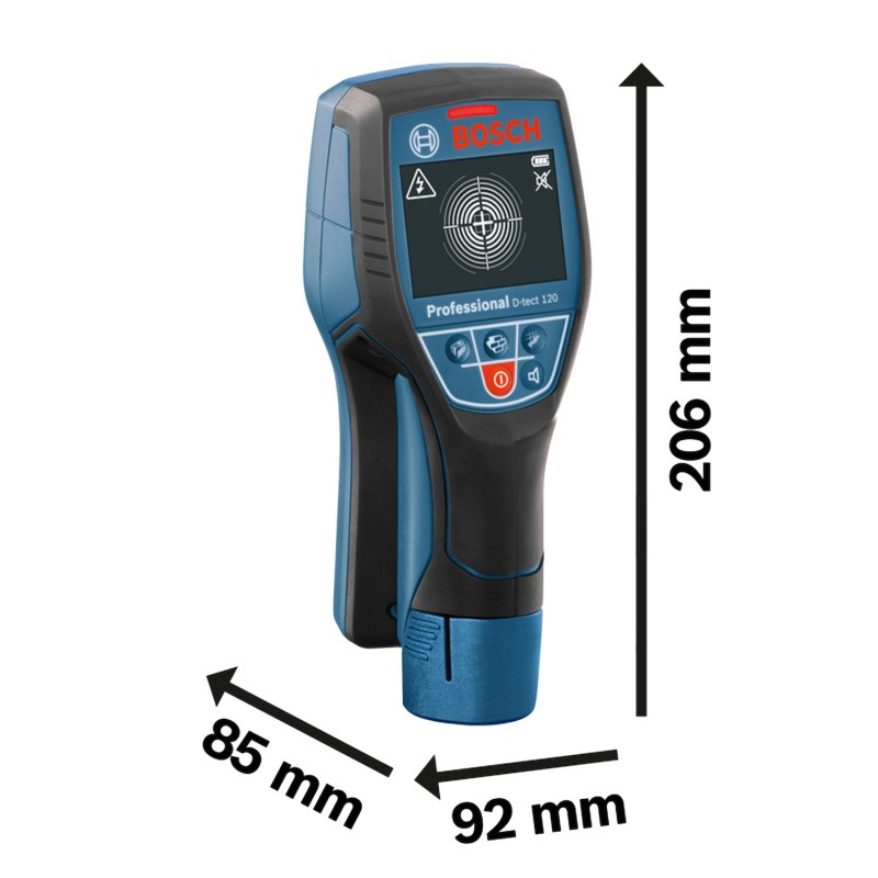 DETECTOR DE MATERIALES BOSCH D-TECT 120