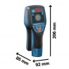 DETECTOR DE MATERIALES BOSCH D-TECT 120