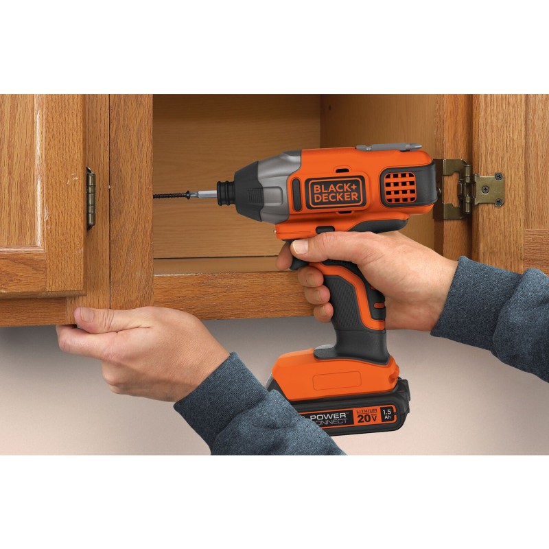 ATORNILLADOR INALÁMBRICO DE IMPACTO 20V BLACK+DECKER BDCI20C