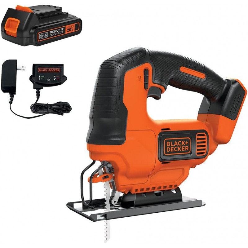 SIERRA CALADORA INALÁMBRICA 20V MAX BLACK+DECKER BDCJS20C