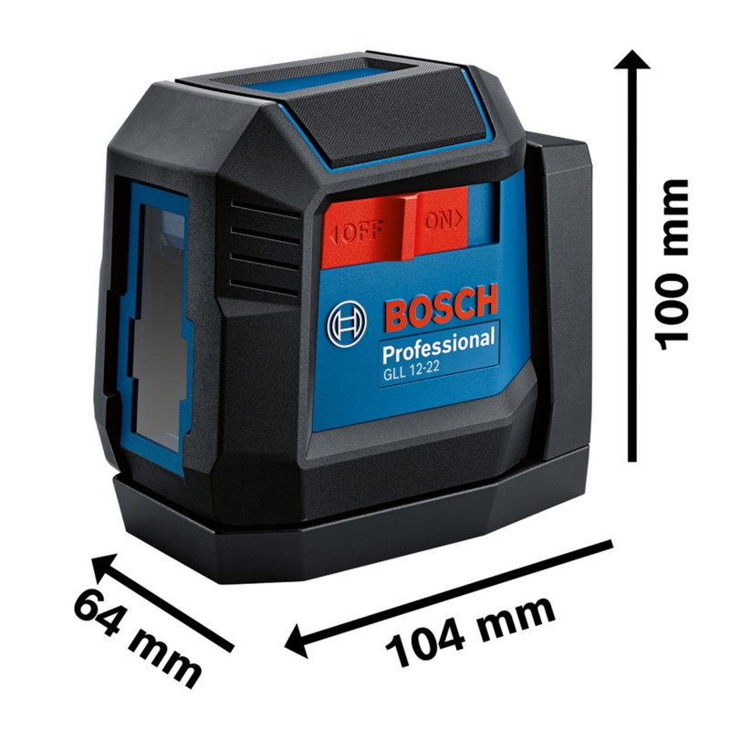 NIVEL LASER BOSCH GLL 12-22 DE 12 M CON SOPORTE GIRATORIO