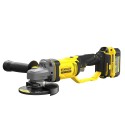 PULIDORA INALAMBRICA STANLEY 4 1/2 2 BAT DE 4AH SCG400M2K-B3