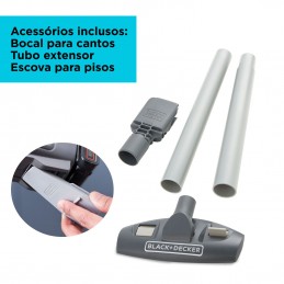 ASPIRADORA INALÁMBRICA 20V BLACK & DECKER BCHV001D1E-B3