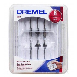 JUEGO DE 6 FRESAS DREMEL 692 PARA MOTOTOOL 2615069200