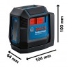 NIVEL LASER BOSCH GLL 12-22 G GREEN 12 M SOPORTE GIRATORIO