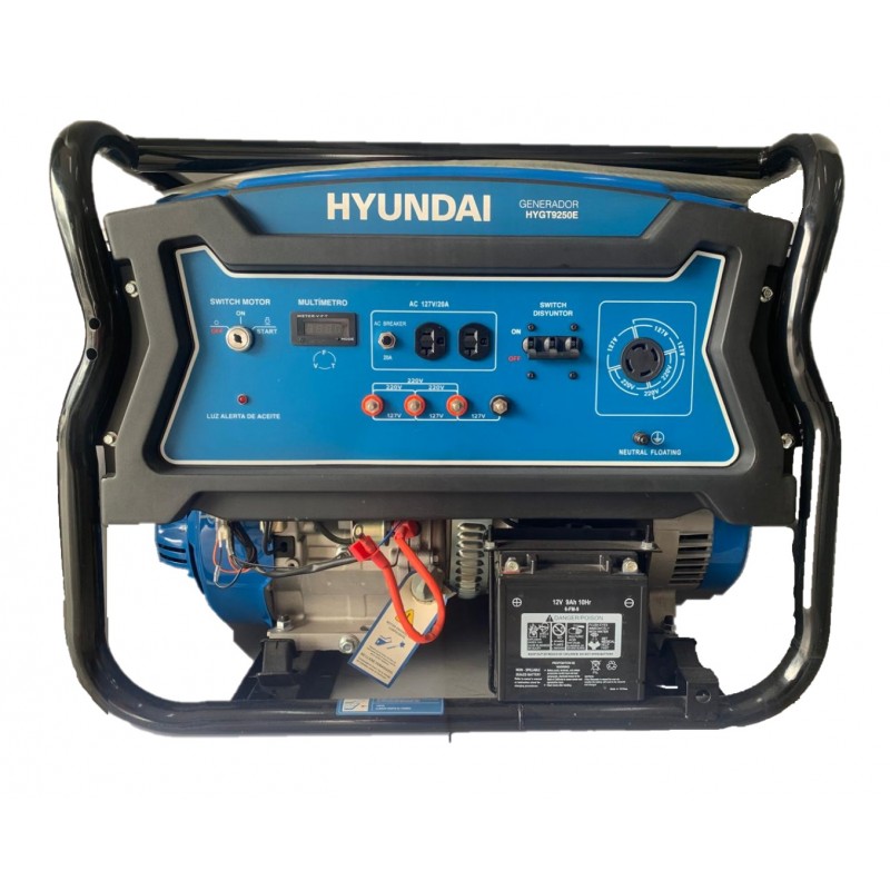 GENERADOR 7500 127/240V TRIFASICO HYUNDAI HYGT9250E
