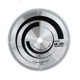 DISCO SIERRA 12" EJE 1" T120 MULTIMATERIAL BOSCH 2608642207