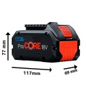 BATERIA 18V BOSCH PROCORE 8.0AH