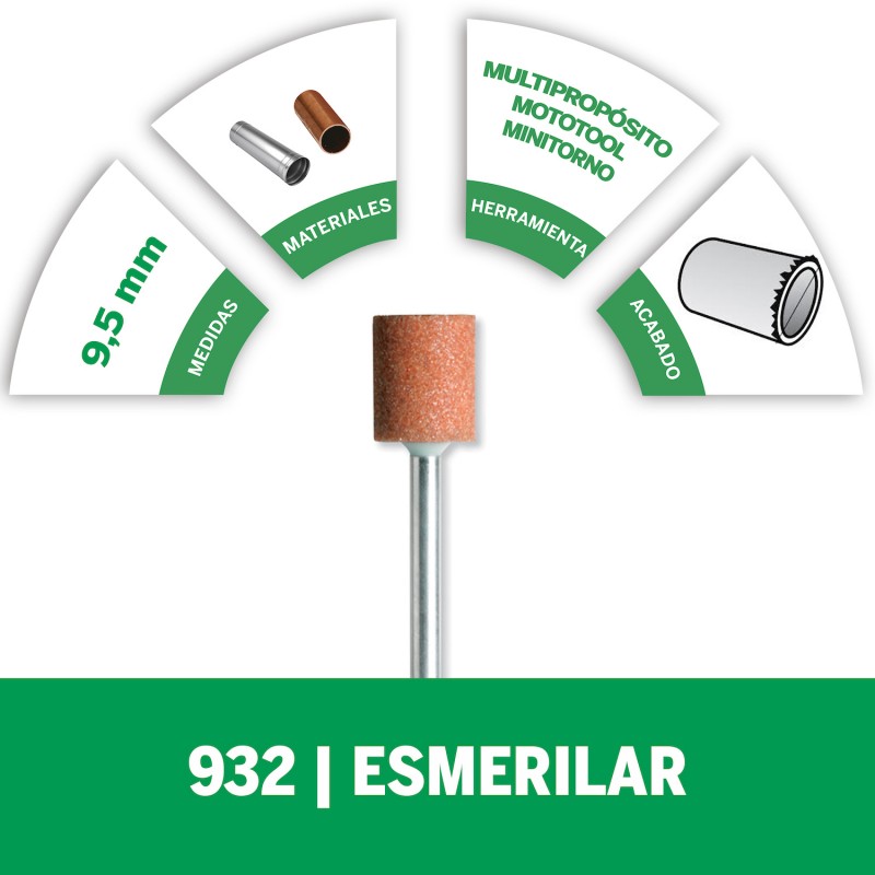 PUNTA ÓXIDO DE ALUMINIO DREMEL 2615000932