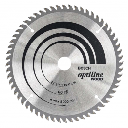 DISCO SIERRA MADERA CORTE LIMPIO 7 1/4 T 60 BOSCH 2608640854