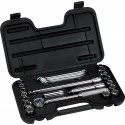 JUEGO MECANICO STANLEY X25 PZS 1/2 PG LLAVES METRICAS 86736