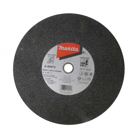 DISCO ABRASIVO MAKITA CORTE METAL 14" 1/8" A36P A-89872