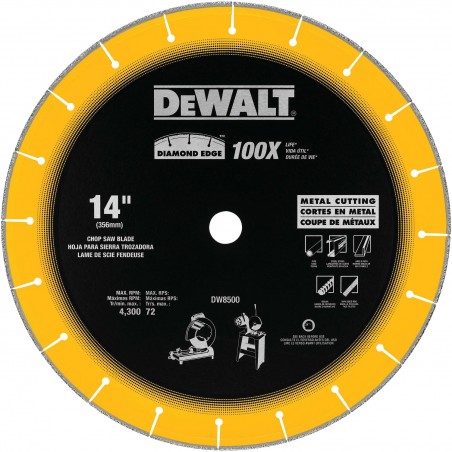 DISCO DIAMANTADO 14 PULG DEWALT DW8500