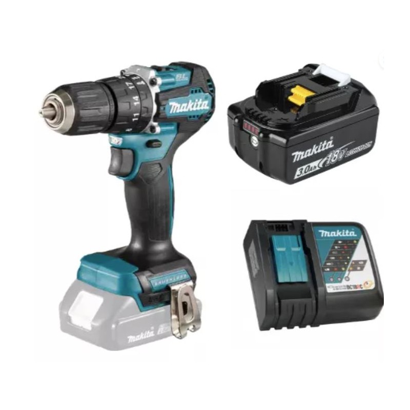 COMBO TALADRO PERCUTOR DHP487 1/2 LXT BL + CARGADOR+ BATERIA