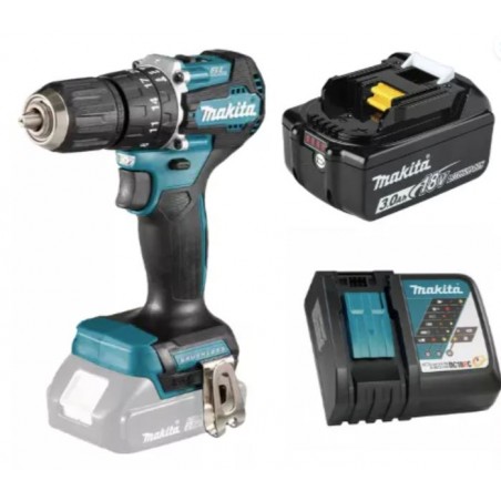 COMBO TALADRO PERCUTOR DHP487 1/2 LXT BL + CARGADOR+ BATERIA