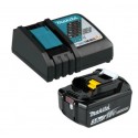 COMBO SOPLADORA DUB185 18 VOL LXT + CARGADOR + BATERIA MAKITA