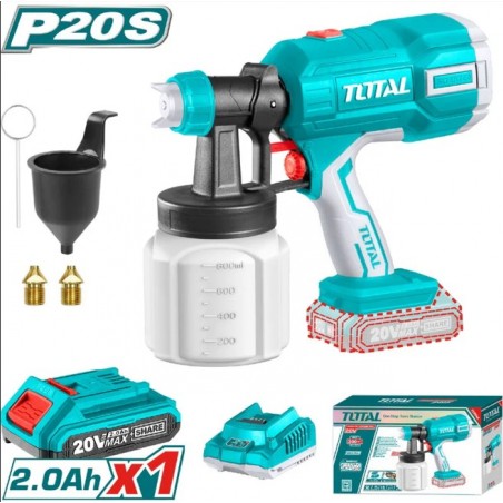 PISTOLA P/PINTAR TOTAL 20V INALAMBRICA UTSGLI20406