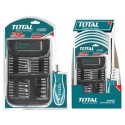 JGO DESTORNILLADOR Y RACHET X 18 PZS INTERCAMBIABLES TACSD30266