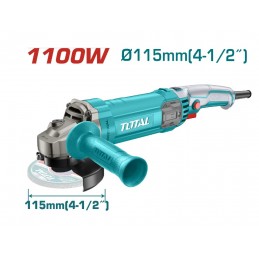 PULIDORA TOTAL 4 1/2" 1100W MANGO TIPO GATILLO UTG110125563