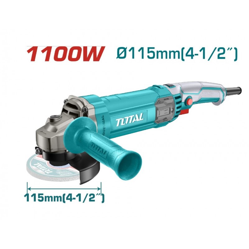 PULIDORA TOTAL 4 1/2" 1100W MANGO TIPO GATILLO UTG110125563