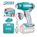 Pistola De Calor inalambrica TOTAL 20V 300/550°C UTBLI20025