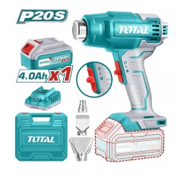 Pistola De Calor inalambrica TOTAL 20V 300/550°C UTBLI20025