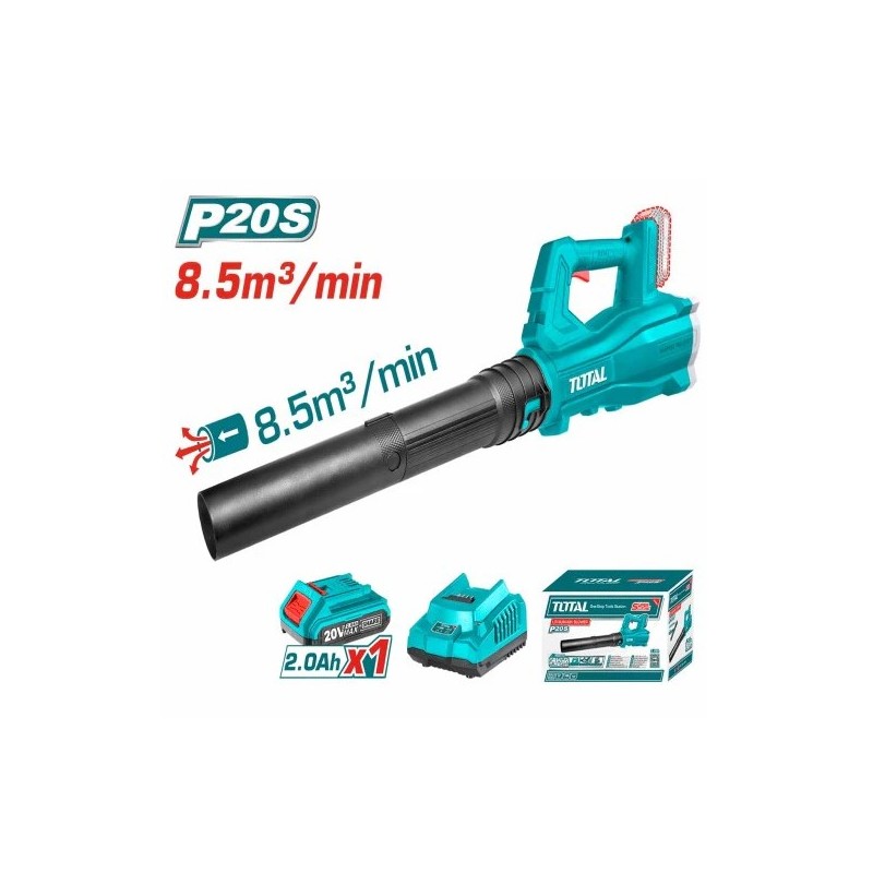 SOPLADORA INALAMBRICA 20V BATERIA Y CARGADOR INCLUIDO TABLI203235