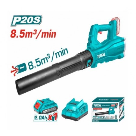 SOPLADORA INALAMBRICA 20V BATERIA Y CARGADOR INCLUIDO TABLI203235