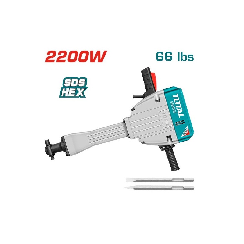 DEMOLEDOR SDS HEX 2200W 75 JOULES INDUSTRIAL UTH220502