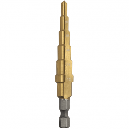 BROCA MAKITA HSS TITANIO ESCALONADA ZANCO B31027