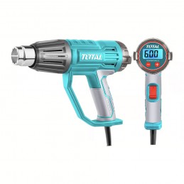 Pistola De Calor 1600W 50-600°C Pantalla LCD TOTAL UTB16056