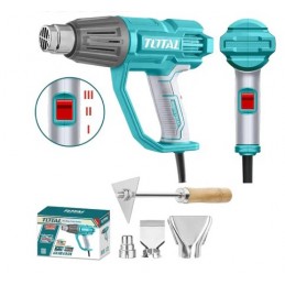 PISTOLA CALOR 1600W INCLUYE ACCESORIOS IND. TOTAL UTB16078