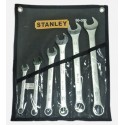 Juego de 6 Llaves Combinadas Métricas Stanley 86080