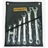 Juego de 6 Llaves Combinadas Métricas Stanley 86080