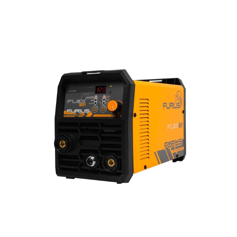 Soldador Inversor FURIUS Multiproceso120A 110V FW121